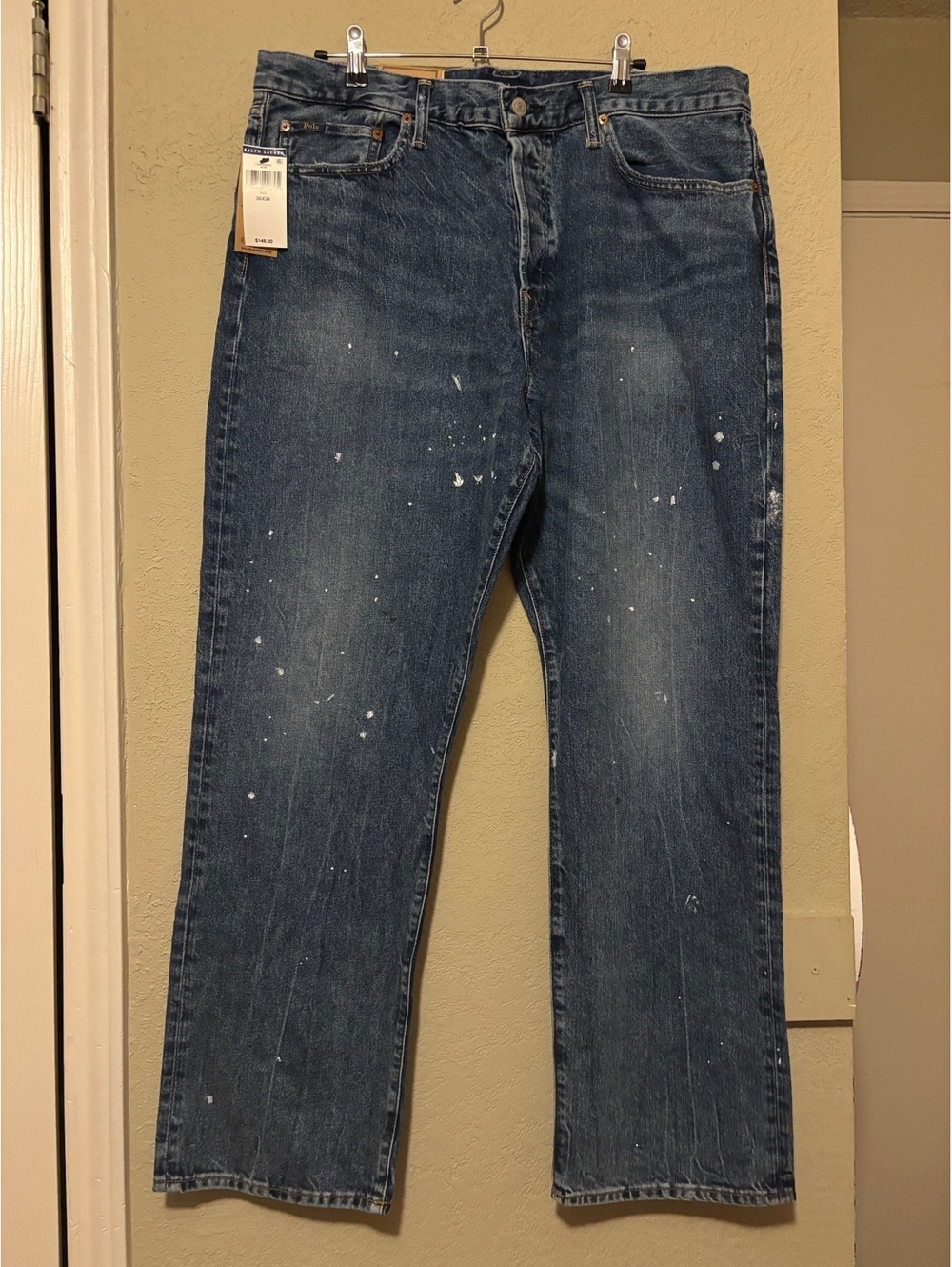 Polo Ralph Lauren The Vintage Classic Fit Jeans 36x34 Recycled Cotton